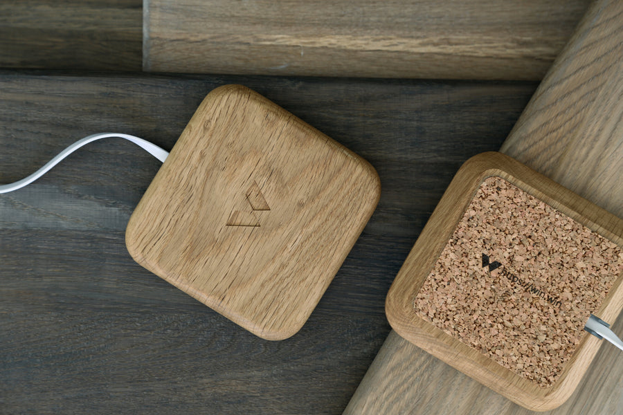 TWINS Wooden Phone Charger