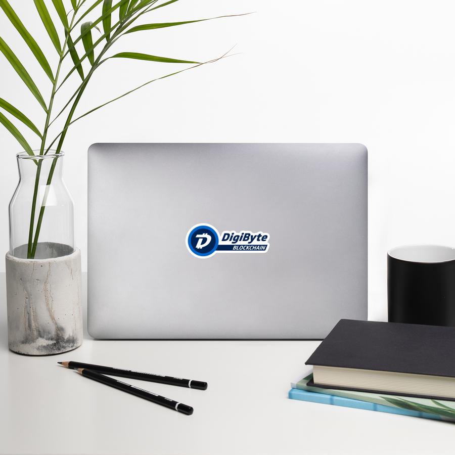 DGB DigiByte Bubble-free stickers