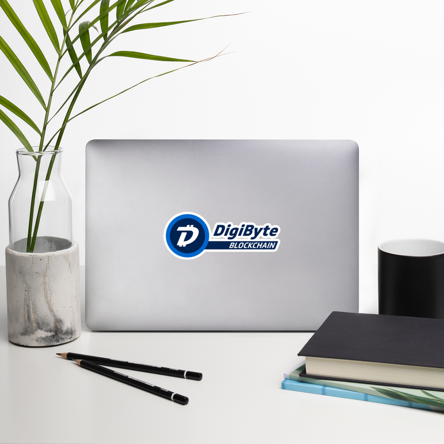 DGB DigiByte Bubble-free stickers